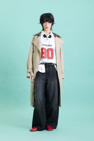 Jack Russel - Women Jeans - Klassik JF-178/BK Baggy Low Rise Wide Leg Black