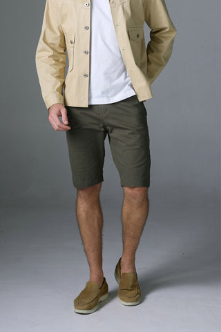 Jack Russel - Men Shorts - Klassik JS-217/OL Slim Fit Olive Green