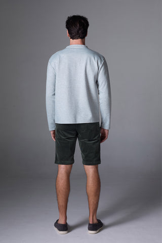 Jack Russel - Men Couduroy Shorts - Handwerk JS-222/GRN Slim Fit Green