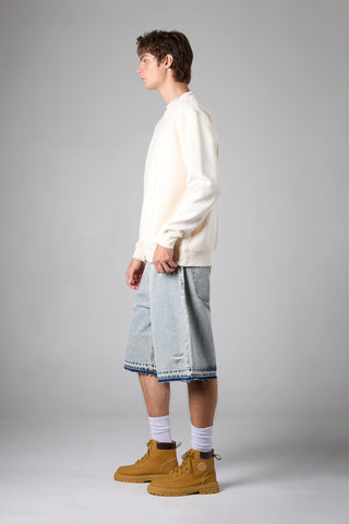 Jack Russel - Men Jort Pants -Handwerk JS-HAZE Jort Pants Rust Blue Snow Stone Washed