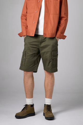 Jack Russel - Men Cargo Shorts - Handwerk JS-SON/OLV Slim Fit Olive Green