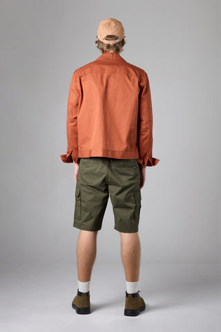 Jack Russel - Men Cargo Shorts - Handwerk JS-SON/OLV Slim Fit Olive Green