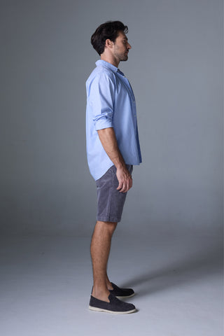 Jack Russel - Men Couduroy Shorts - Handwerk JS-222/LG Slim Fit Light Grey