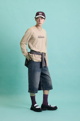 Jack Russel - Men Denim Shorts - Klassik JS-JORTS Jorts Bermuda Rust Blue Fade