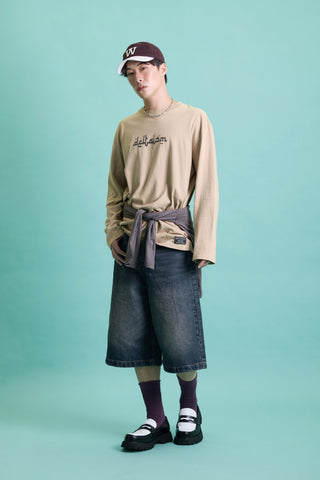 Jack Russel - Men Denim Shorts - Klassik JS-JORTS Jorts Bermuda Rust Blue Fade