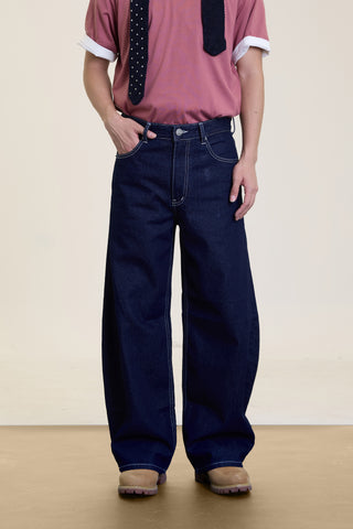 Jack Russel - Men Jeans - Klassik J-BARREL/DB Barrel Fit Dark Blue Soft Fade