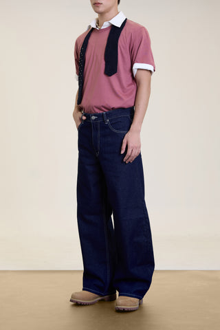 Jack Russel - Men Jeans - Klassik J-BARREL/DB Barrel Fit Dark Blue Soft Fade