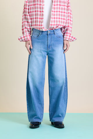 Jack Russel - Men Jeans - Klassik J-BARREL/LB Barrel Fit Light Blue Soft Fade