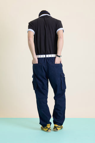 Jack Russel - Men Cargo - Klassik J-223/BL Regular Fit Medium Blue