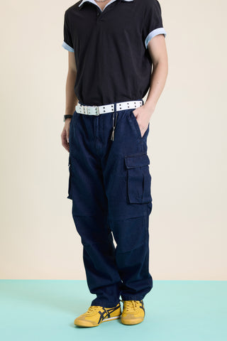 Jack Russel - Men Cargo - Klassik J-223/BL Regular Fit Medium Blue