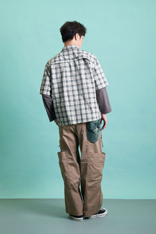 Jack Russel - Men Cargo - Handwerk JF-REN/KK Loose Fit Kangaroo Pocket Khaki