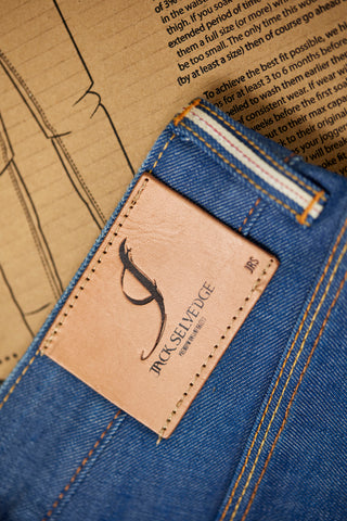 Jack Russel - Men Jeans - Meisterwerk J-RIM4 Slim Fit Metallc/Royal Blue & Red Selvedge Unsanforized